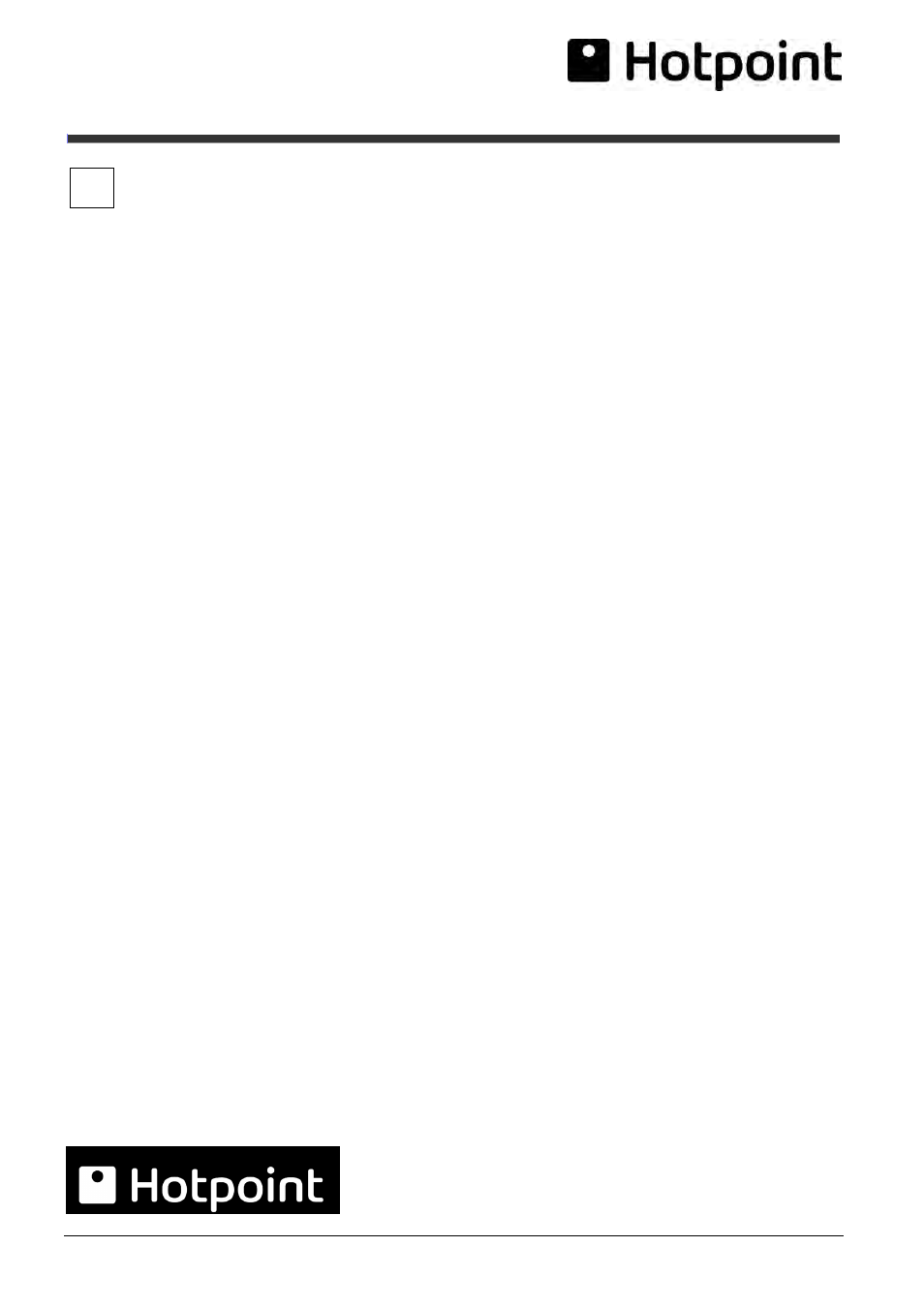 Hotpoint HXB9LSX User Manual | 16 pages