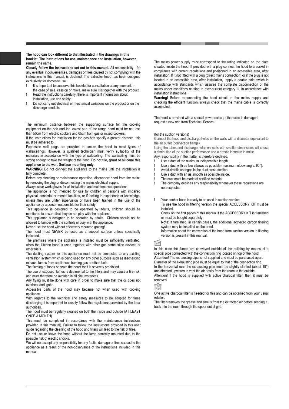 English | Hotpoint HXB9LSX User Manual | Page 10 / 16
