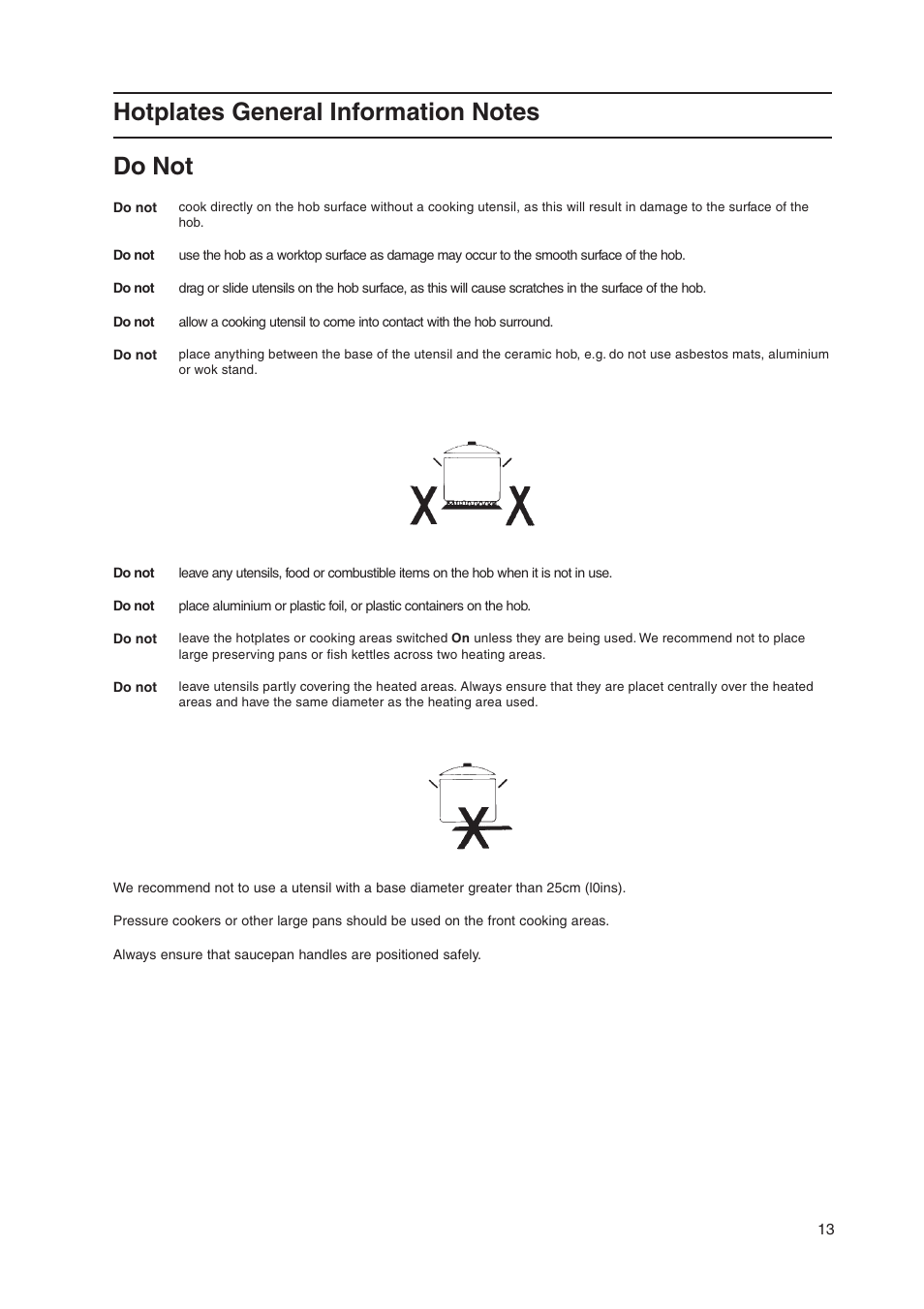 Hotpoint EK50 EW50 User Manual | Page 13 / 28