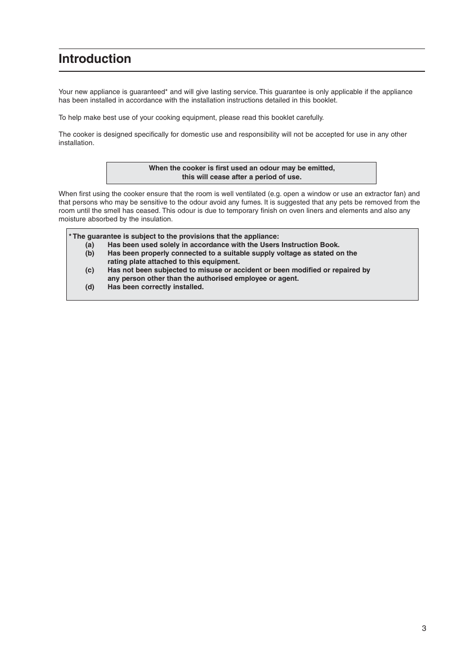 Introduction | Hotpoint EK50 EW50 User Manual | Page 3 / 28