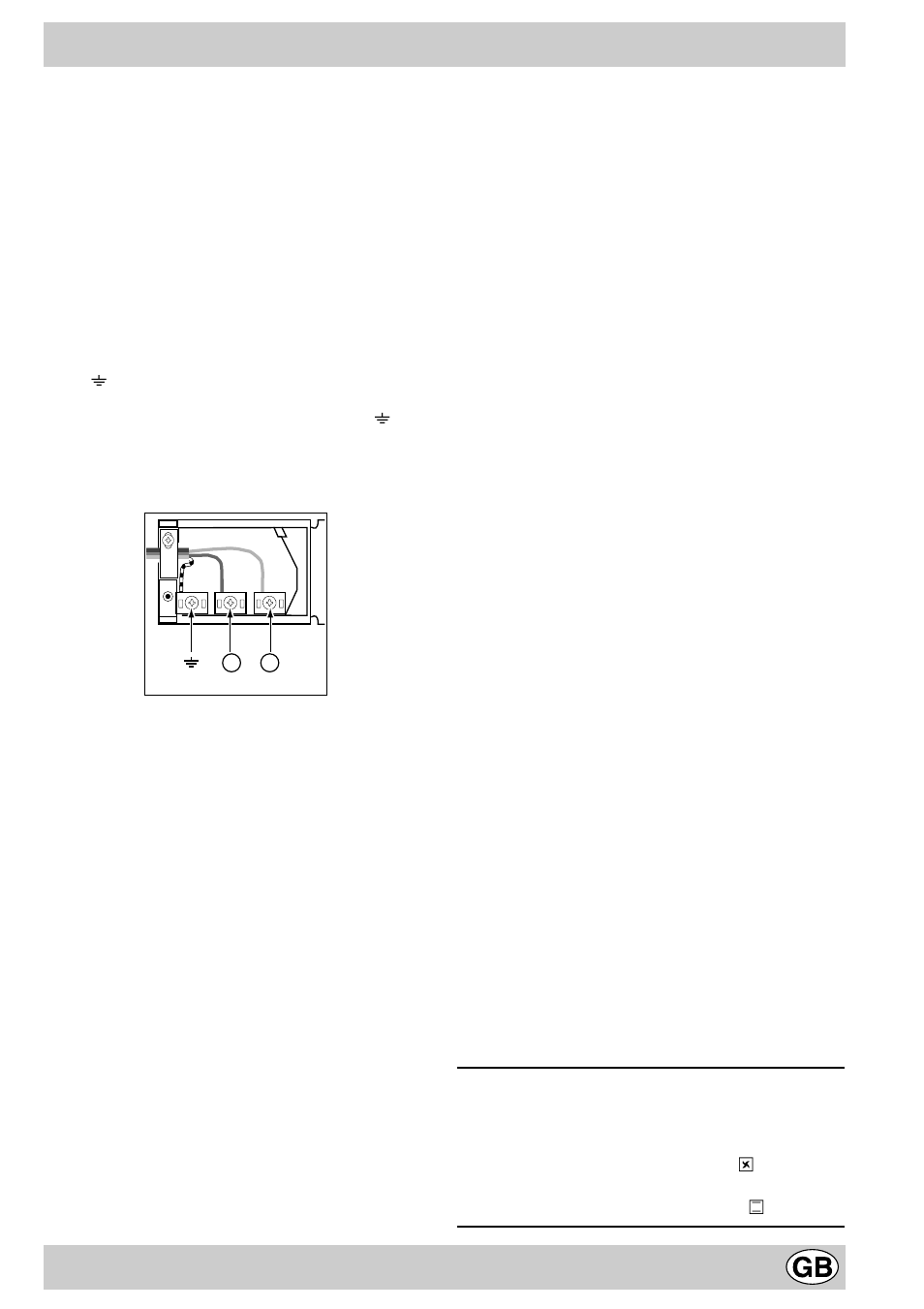 Electrical connection | Hotpoint SD 52K - SD 52 User Manual | Page 13 / 16