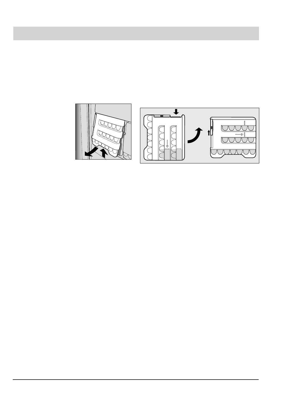 Ice trays | Hotpoint FFA47X User Manual | Page 11 / 20