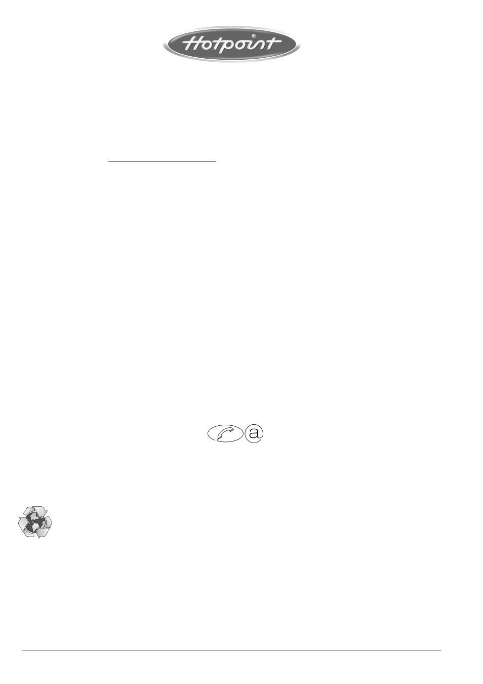 Guarantee, Recycling & disposal information | Hotpoint FFA47X User Manual | Page 19 / 20
