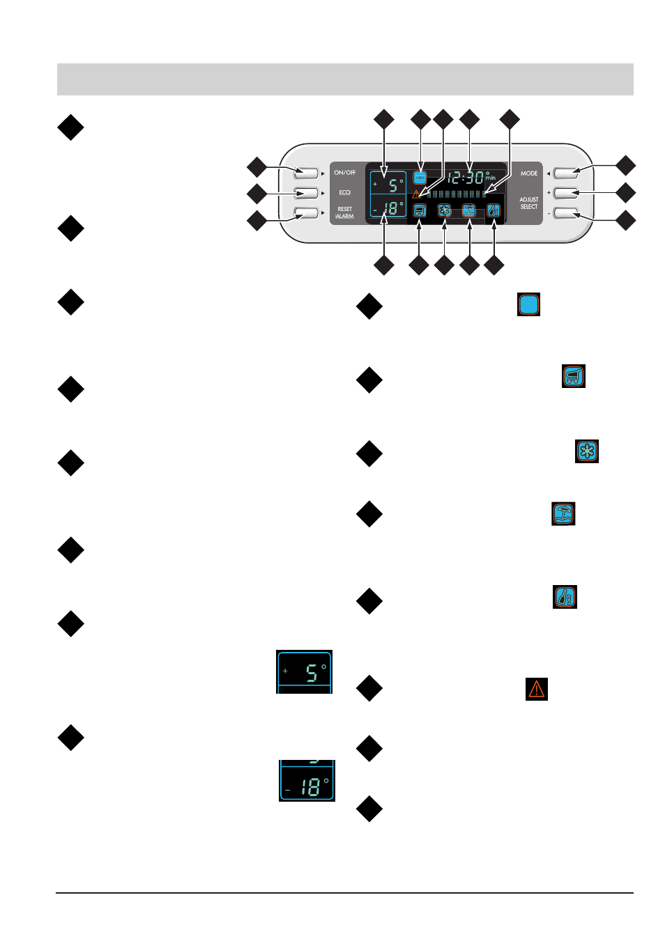 The display | Hotpoint FFA47X User Manual | Page 6 / 20