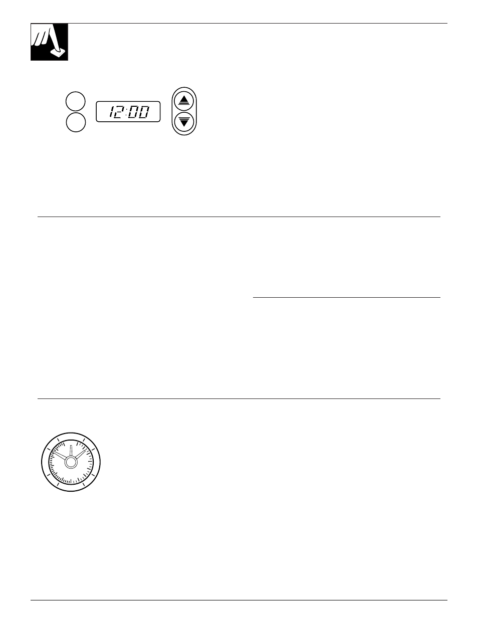 Clock and timer, 10 clock and timer, Clock timer | Hotpoint RGB532 User Manual | Page 10 / 44