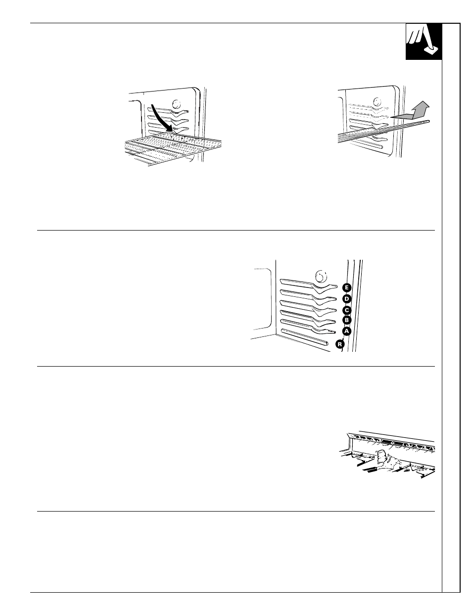 Oven vents, Using y our oven | Hotpoint RGB532 User Manual | Page 15 / 44