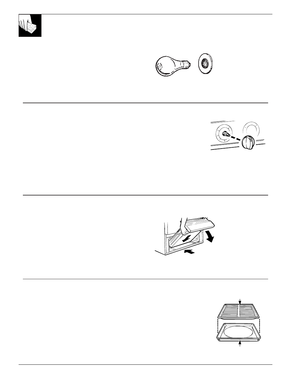 Care and cleaning | Hotpoint RGB532 User Manual | Page 26 / 44