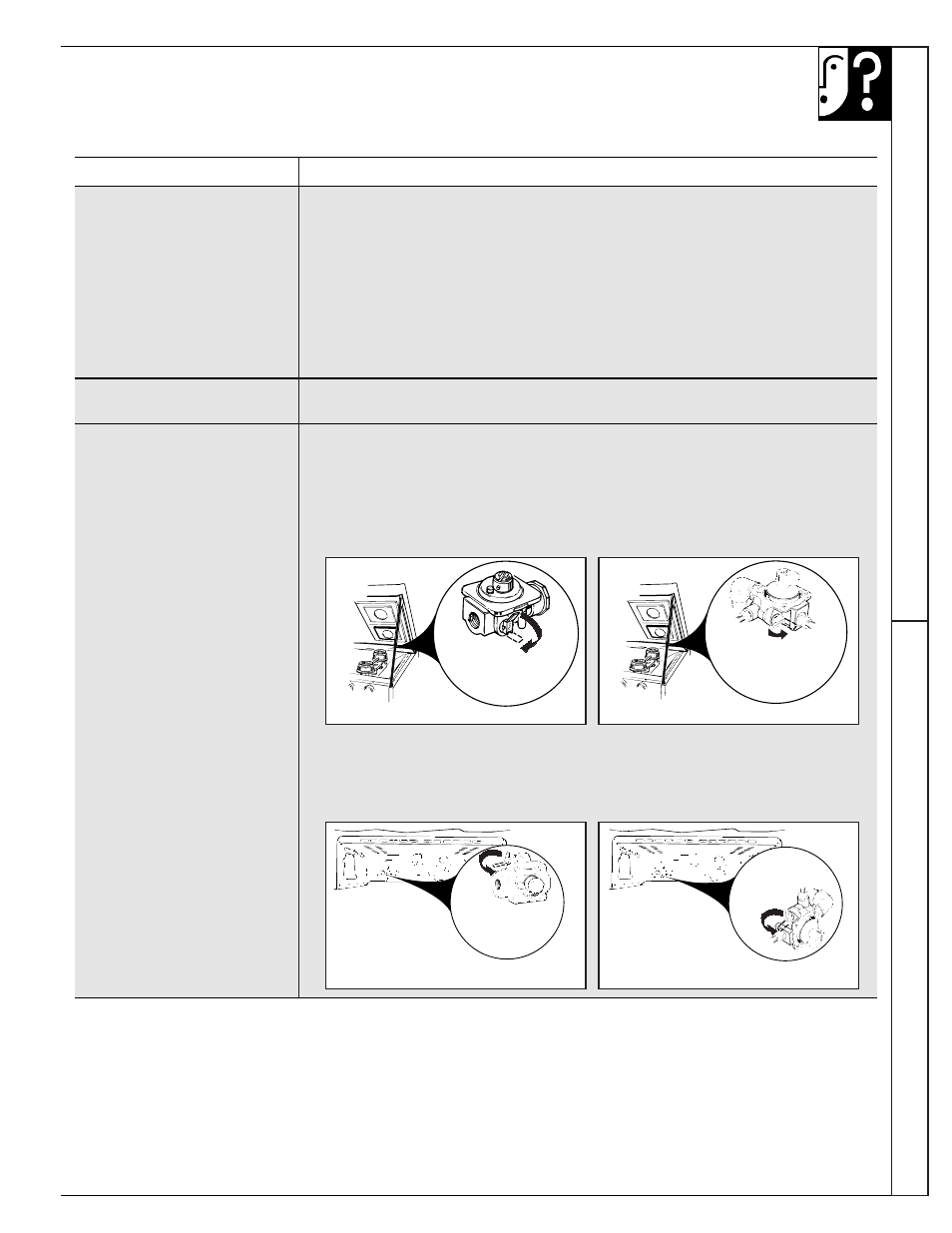 Before you call for service, Before you call for service 41, 42, Questions? before you call for service | Ab a b | Hotpoint RGB532 User Manual | Page 41 / 44