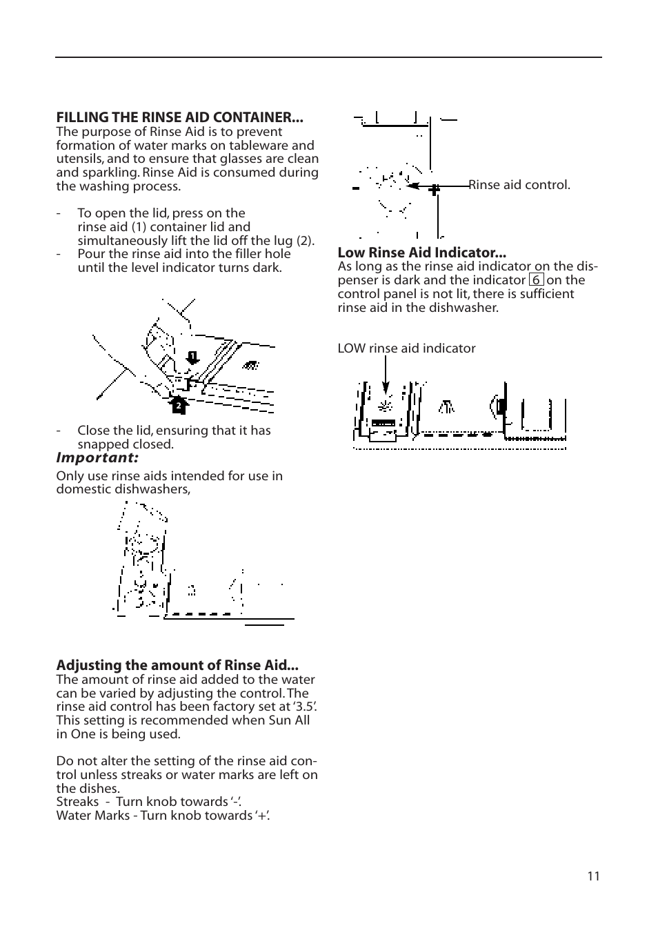 Hotpoint DWF61 User Manual | Page 11 / 28