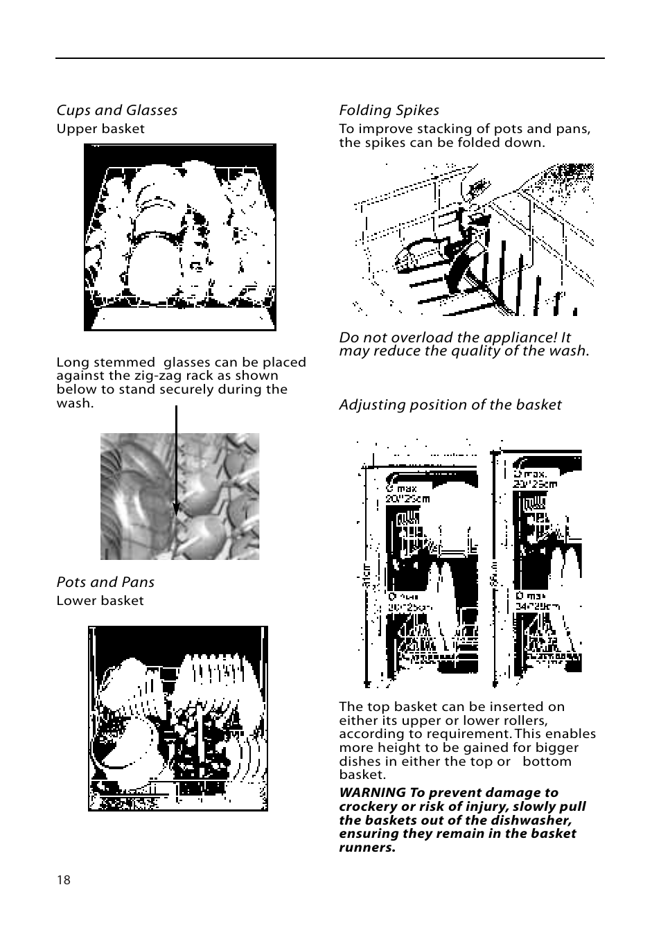 Hotpoint DWF61 User Manual | Page 18 / 28