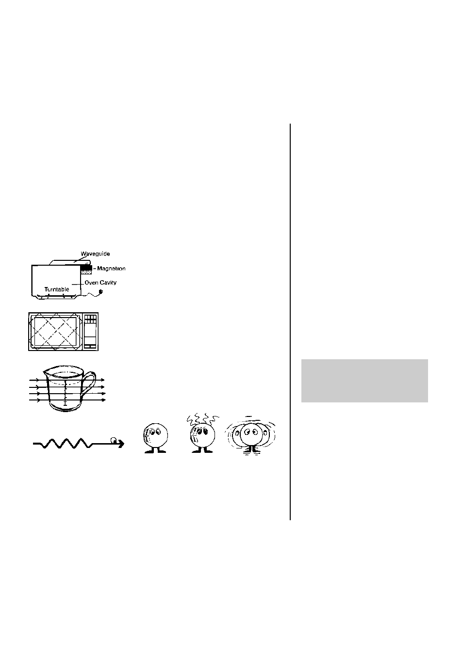 Microwaving principles | Hotpoint 6665 User Manual | Page 10 / 69