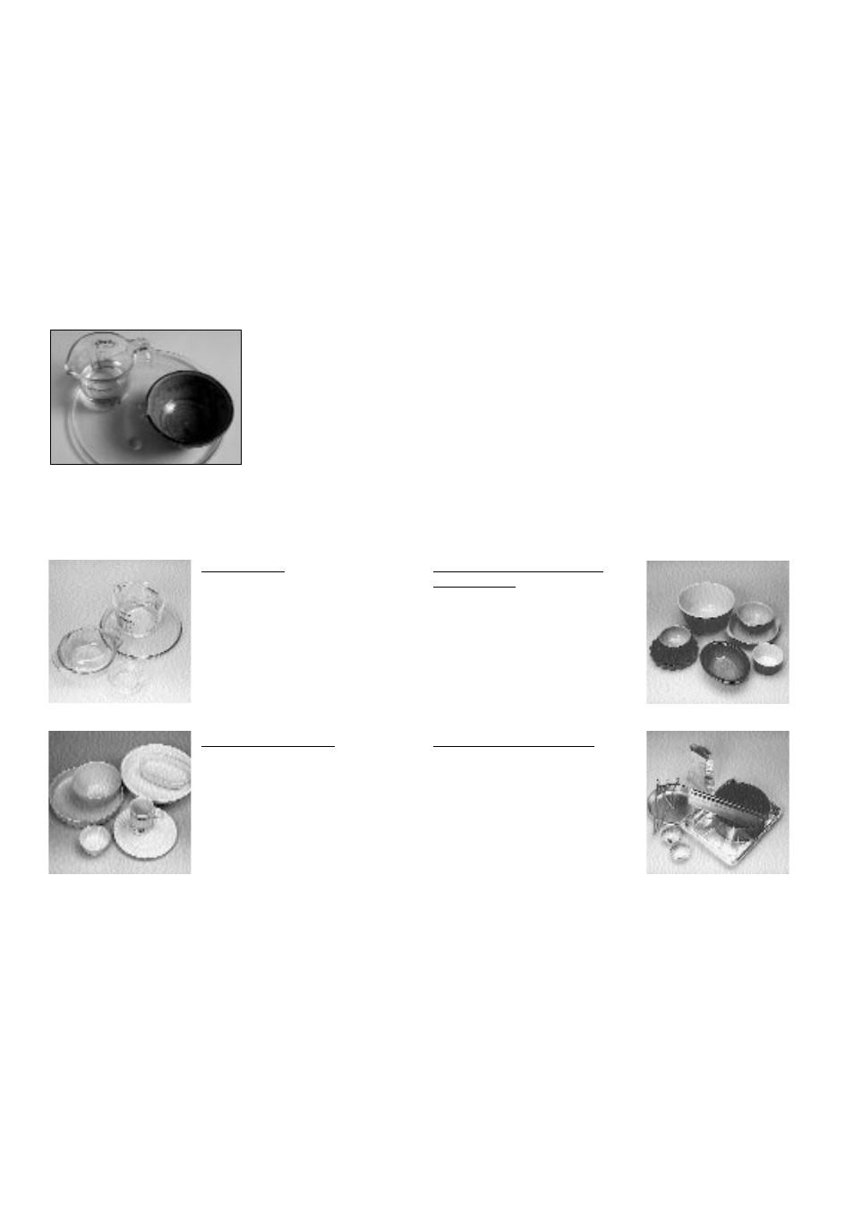 Containers to use | Hotpoint 6665 User Manual | Page 13 / 69