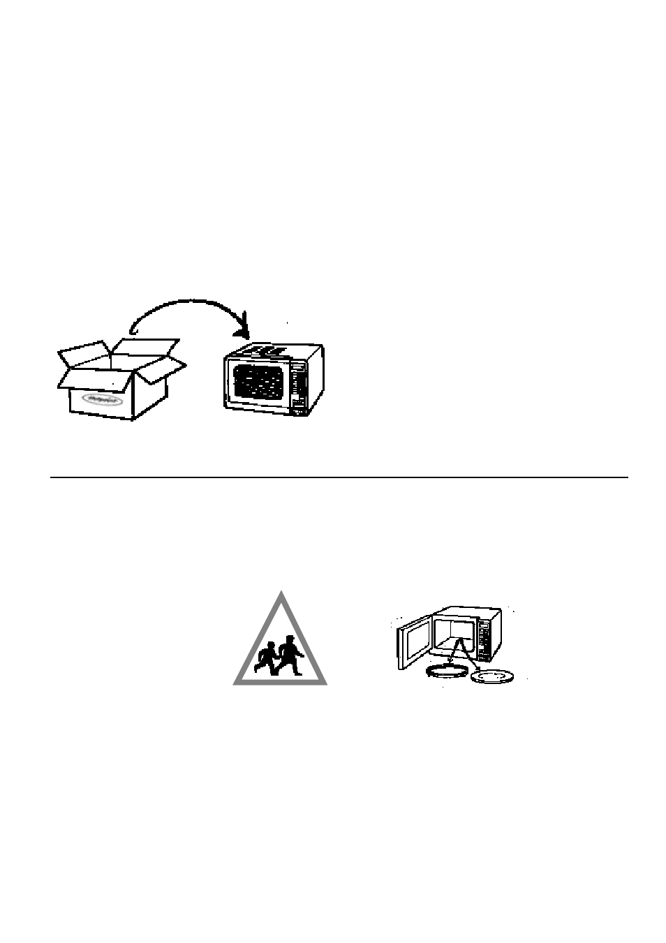 Unpacking your oven using your oven | Hotpoint 6665 User Manual | Page 5 / 69