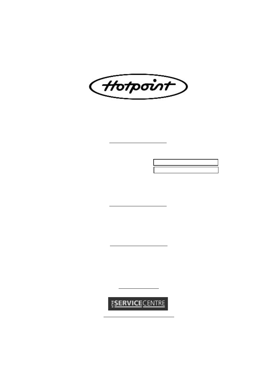 Key contacts | Hotpoint 6665 User Manual | Page 69 / 69