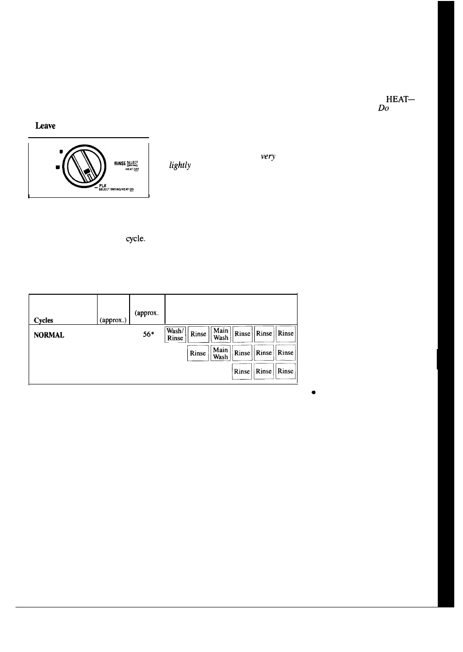 Cycle selection, Plate warmer, What happens in each cycle cycle selection hints | Hotpoint HDA497K User Manual | Page 5 / 16