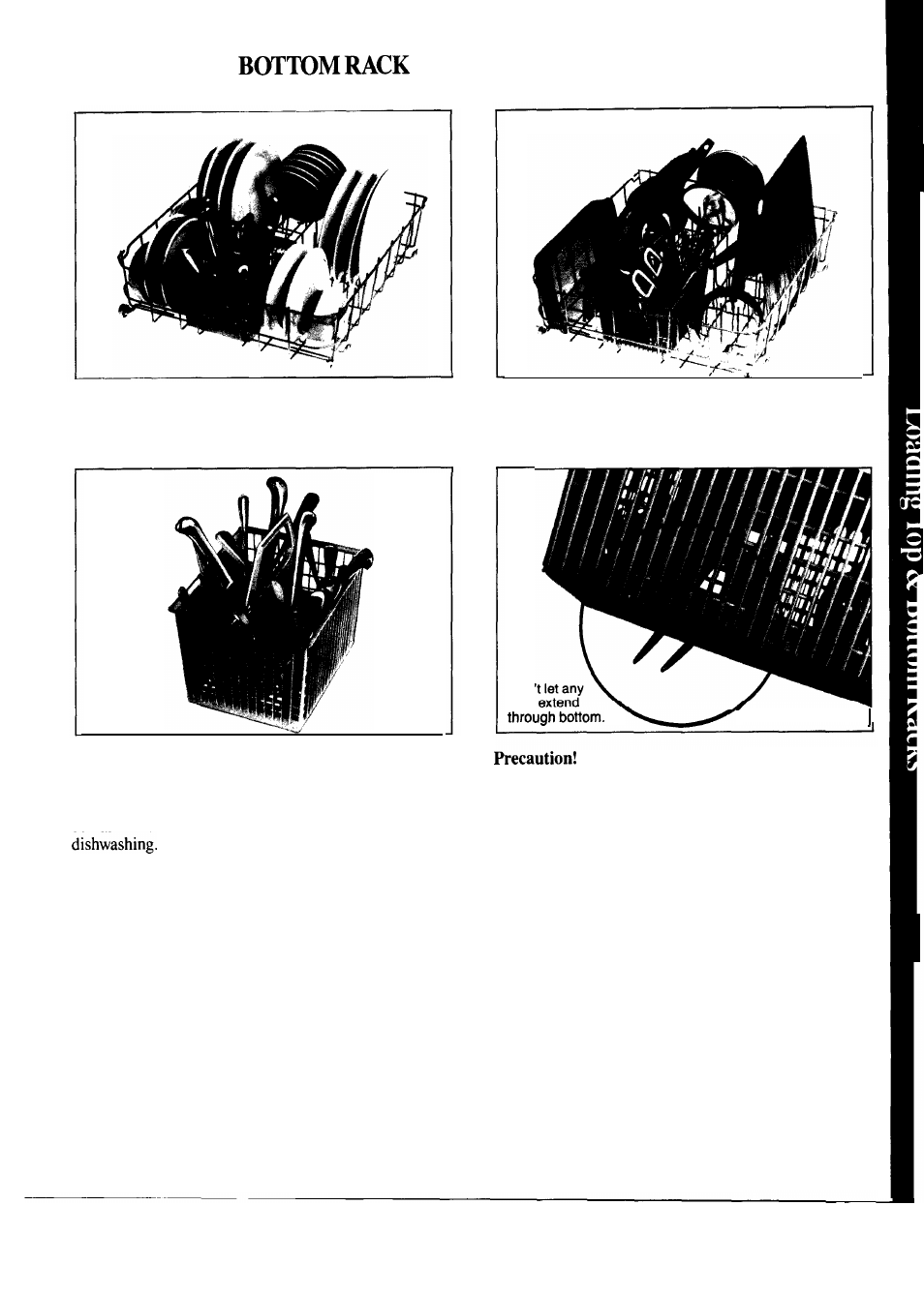 How to load the | Hotpoint HDA497K User Manual | Page 9 / 16