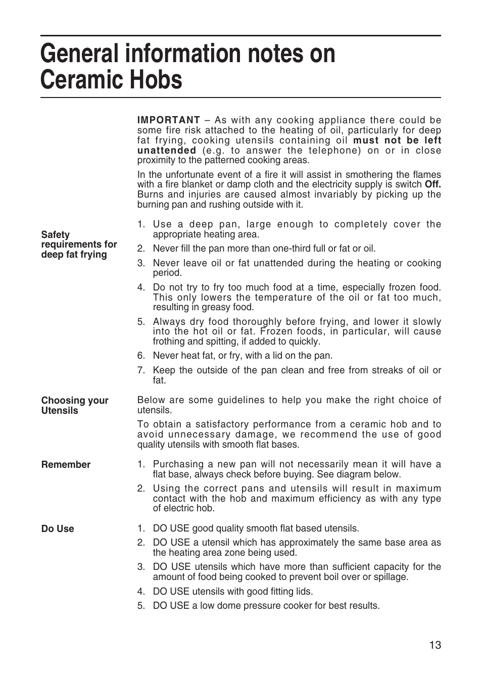 Hotpoint EW41 User Manual | Page 13 / 32