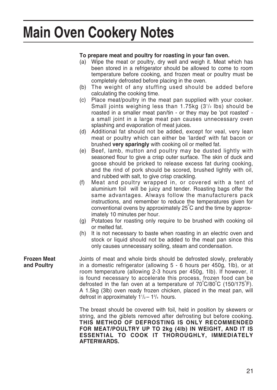 Hotpoint EW41 User Manual | Page 21 / 32