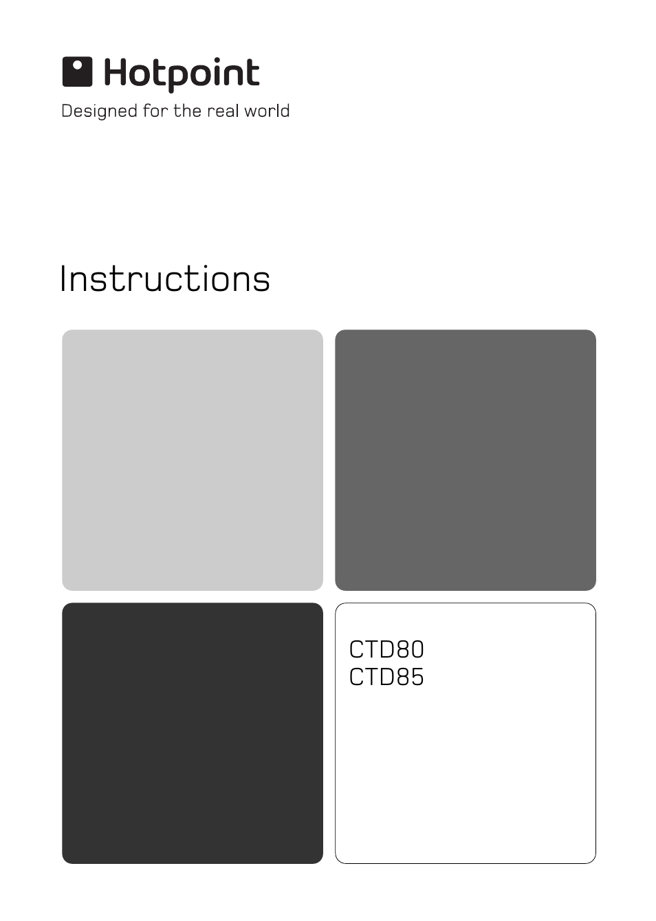 Hotpoint CTD80 User Manual | 16 pages