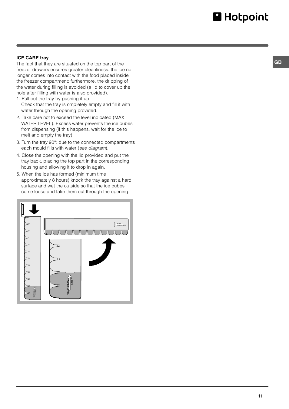 Hotpoint FF200TP User Manual | Page 11 / 16