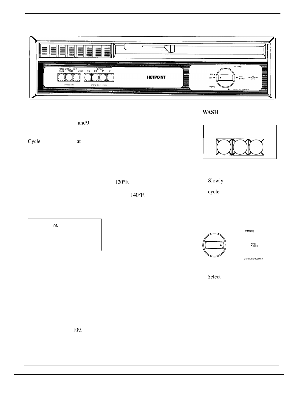 Pots & pans, Cycle features, Operating guide | Drying options, How to operate your dishwasher | Hotpoint HDA969 User Manual | Page 4 / 20