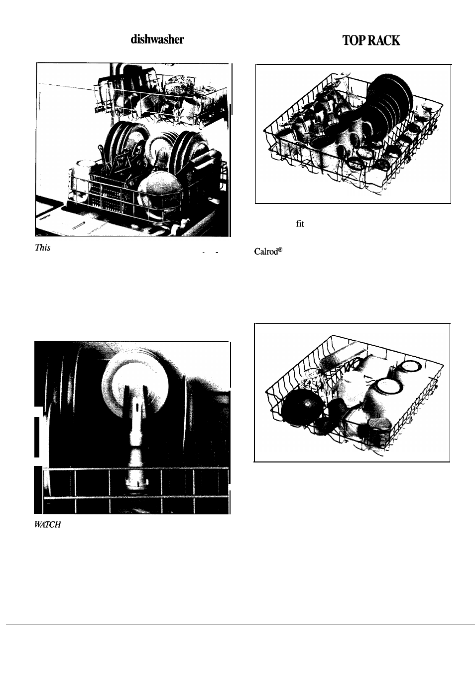 Loading, How to load your how to load the | Hotpoint HDA2000M User Manual | Page 12 / 24