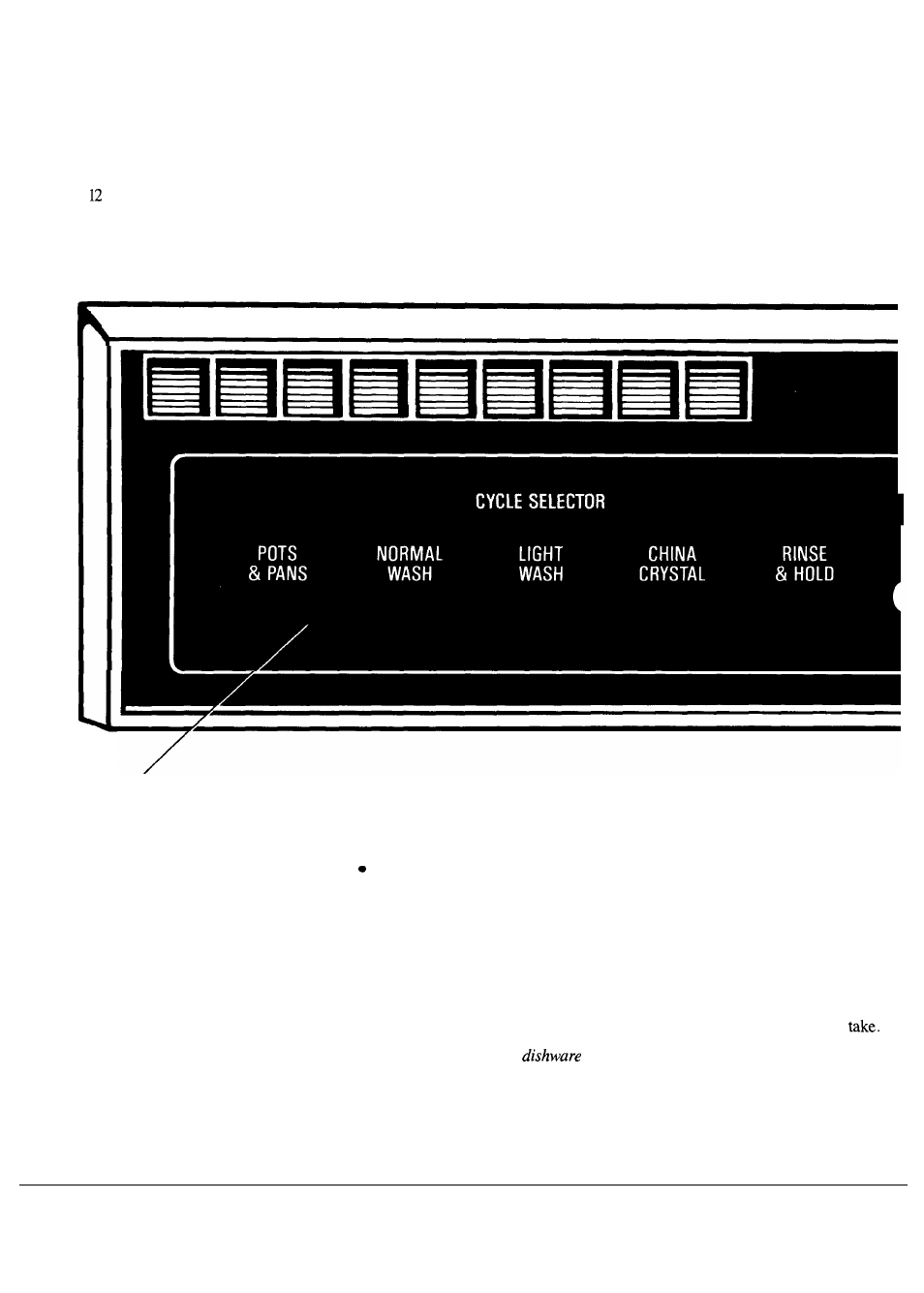 China, crystal, sterling, Operating instructions, Cycle selection | How to operate the dishwasher, Step 1 step 2, Step 3 select desired wash cycle | Hotpoint HDA2000M User Manual | Page 4 / 24