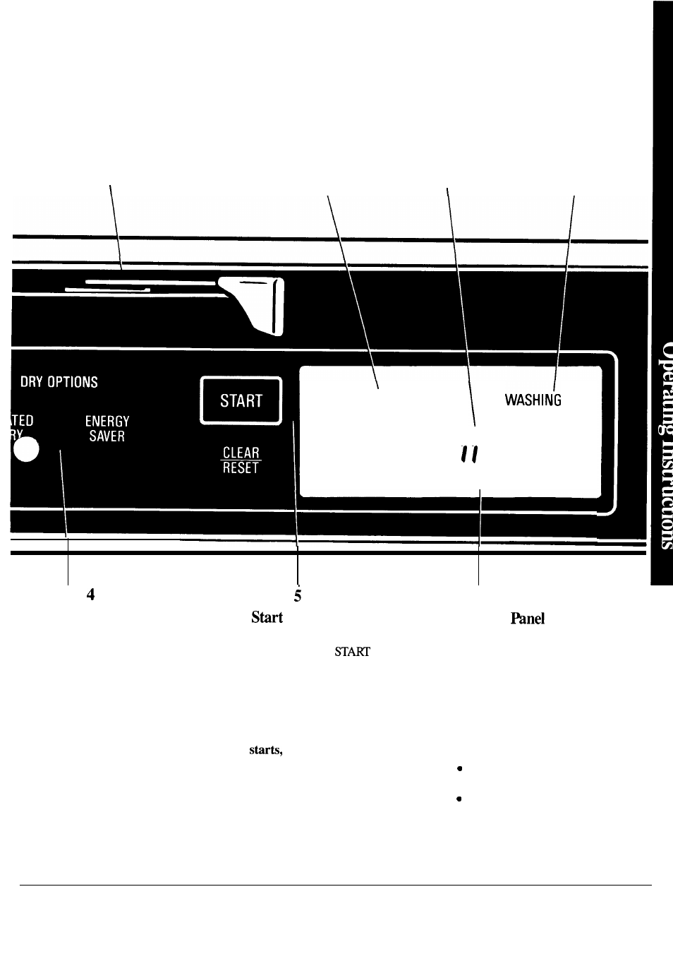 Energy saver, Options, Step select a drying option | Step the dishwasher, Display, Normal /-/ /-/ unheated dry minutes | Hotpoint HDA2000M User Manual | Page 5 / 24