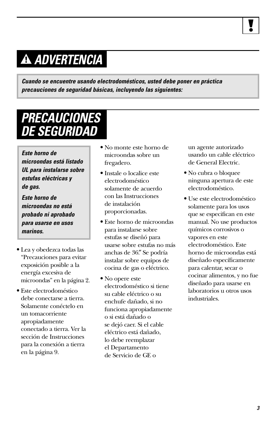 Advertencia, Precauciones de seguridad | Hotpoint RVM1435 User Manual | Page 43 / 80