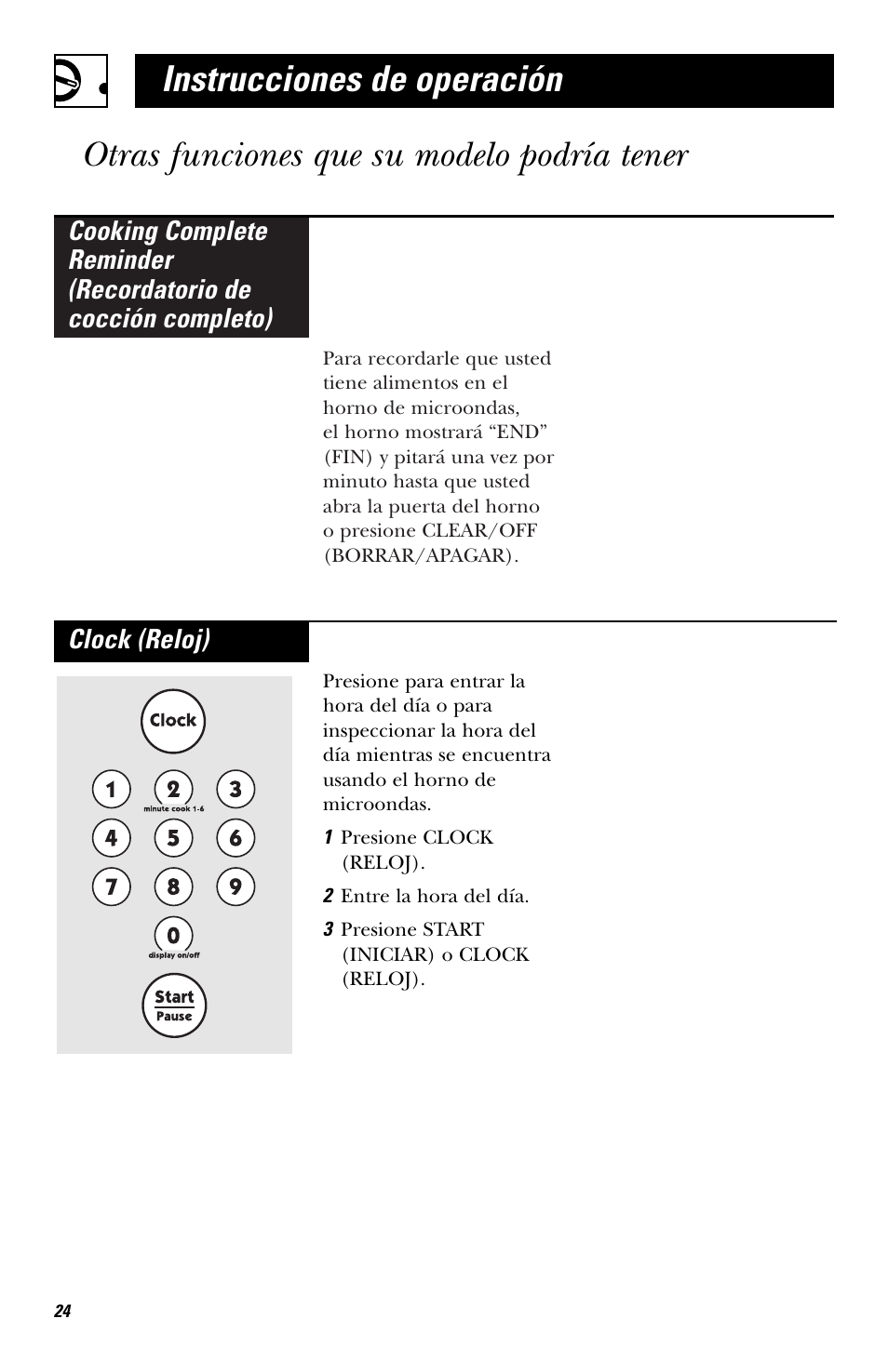 Otras funciones | Hotpoint RVM1435 User Manual | Page 64 / 80