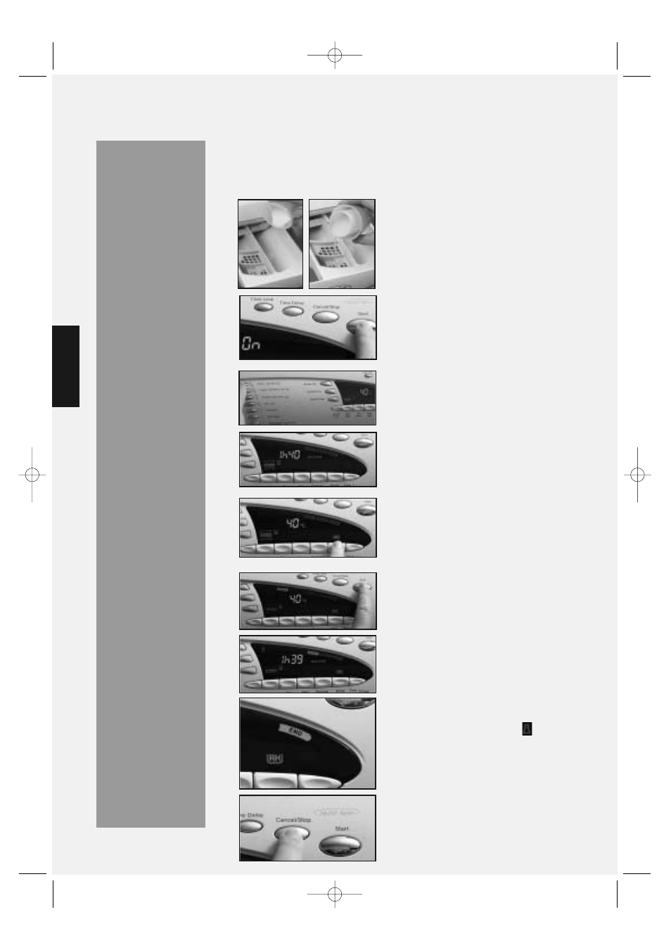 A typical wash programme | Hotpoint WMA63 User Manual | Page 12 / 28