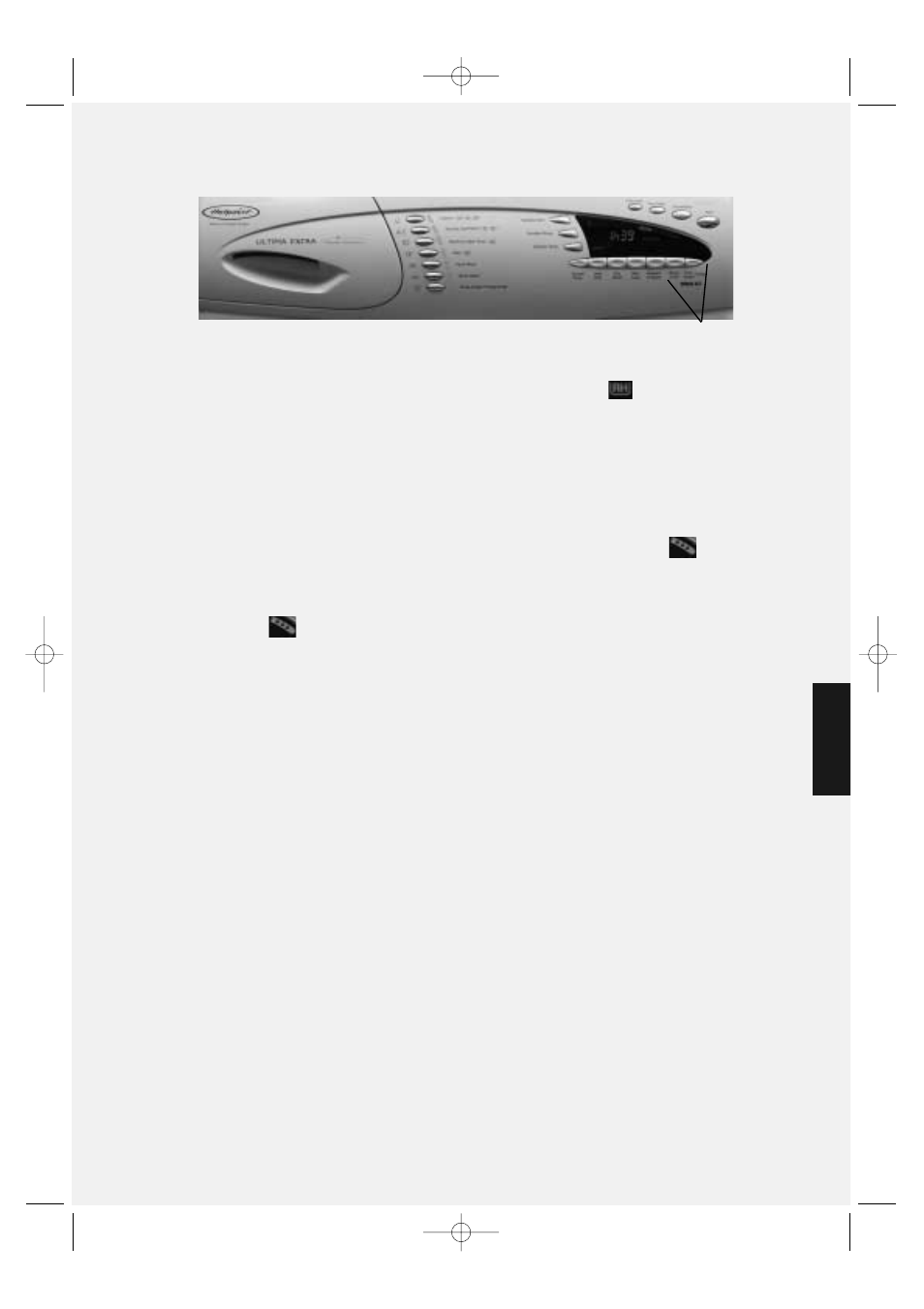 Options, Automatic features | Hotpoint WMA63 User Manual | Page 21 / 28