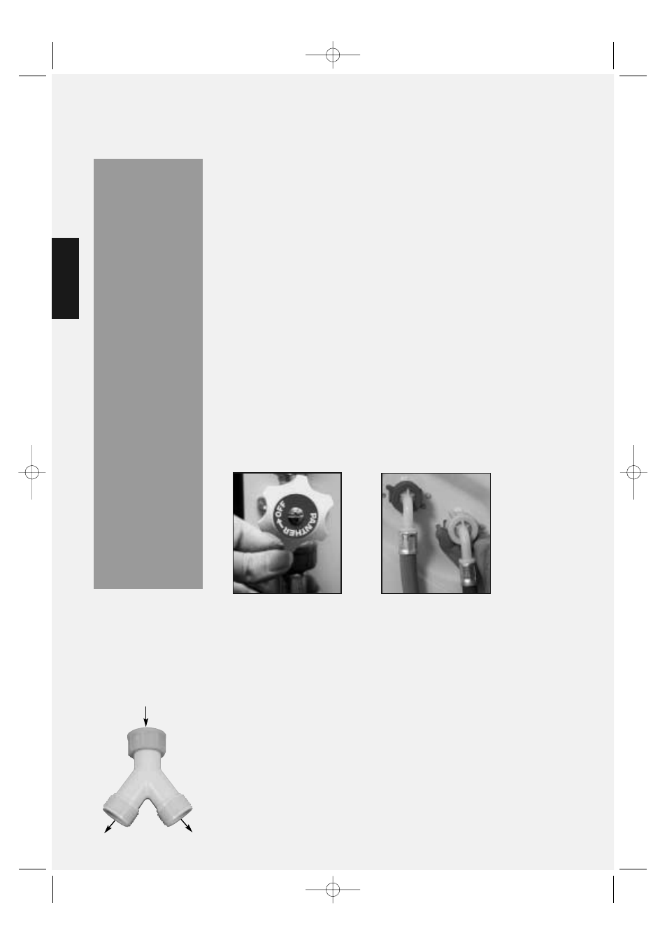 Connect your machine to the water supply | Hotpoint WMA63 User Manual | Page 8 / 28