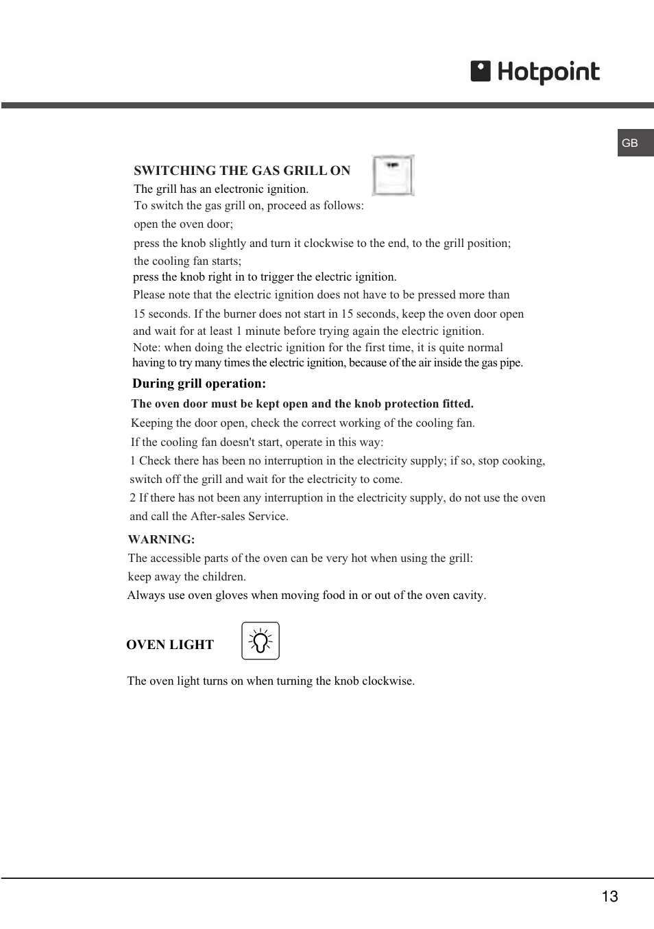 Hotpoint SY23 User Manual | Page 14 / 21