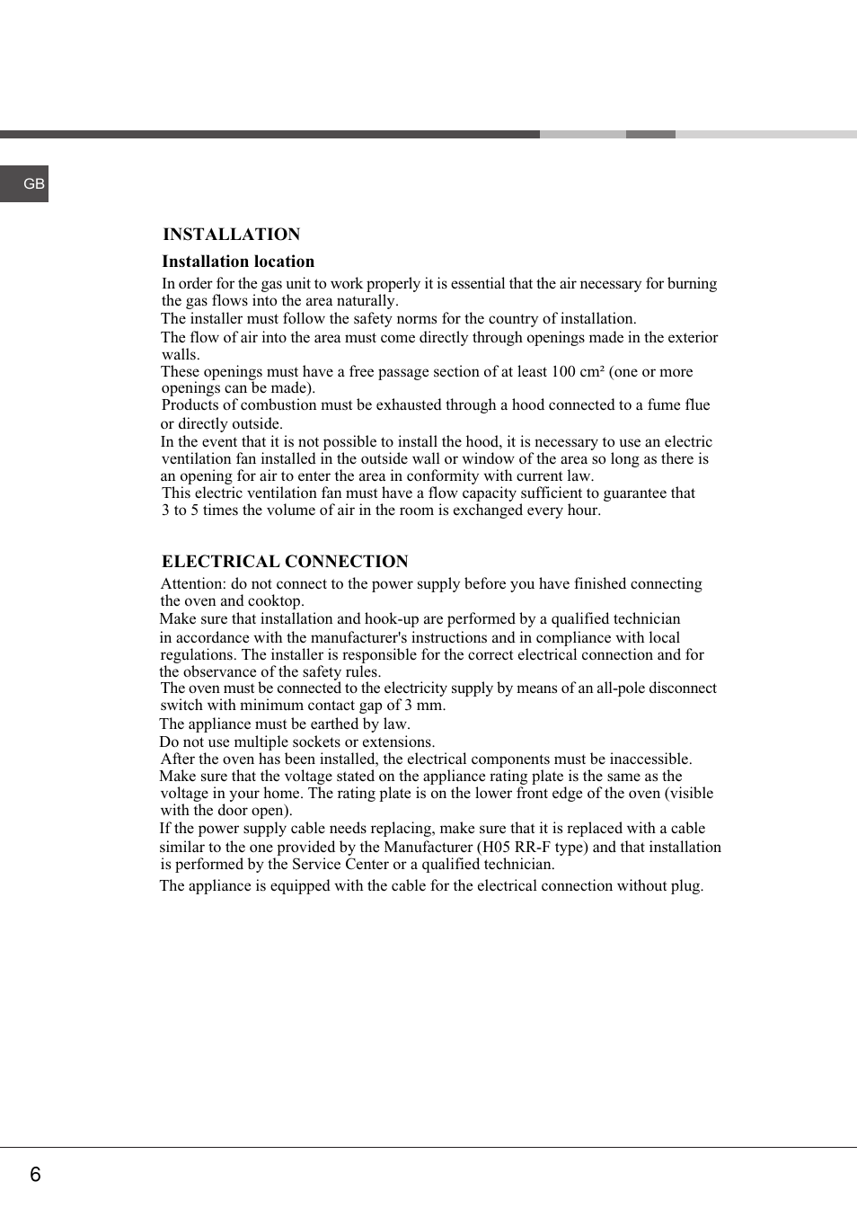Hotpoint SY23 User Manual | Page 7 / 21