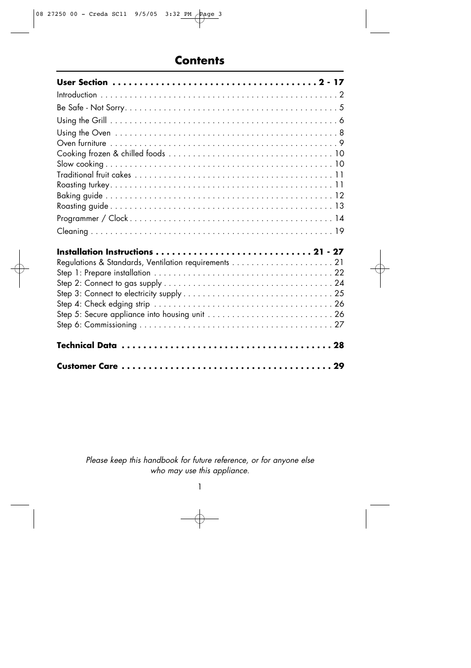 Hotpoint Oven User Manual | Page 3 / 36