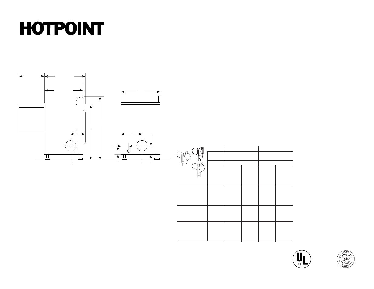 Hotpoint NBXR453EVAA User Manual | 2 pages