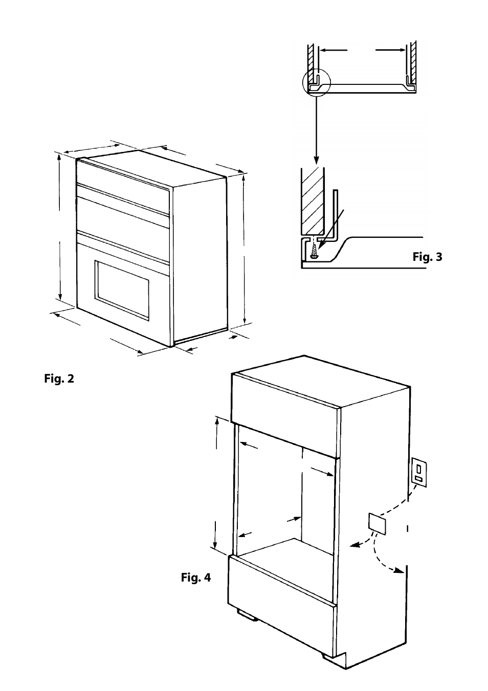 Fig. 4 fig. 2, Fig. 3 | Hotpoint S150E User Manual | Page 41 / 43