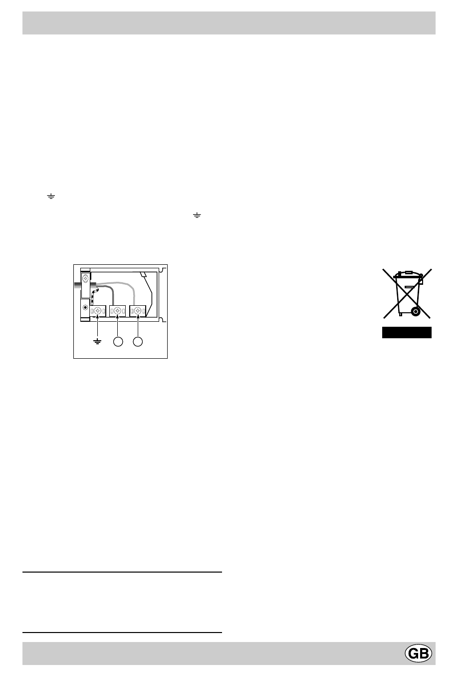 Electrical connection | Hotpoint SC36E User Manual | Page 11 / 16