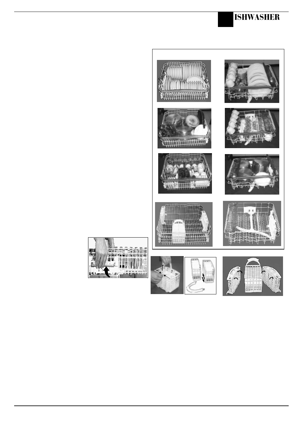 Loading your dishwasher, What can i wash, Ishwasher | Hotpoint BFV680 User Manual | Page 12 / 20