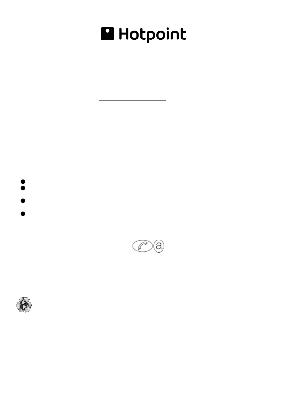 Guarantee, Recycling & disposal information | Hotpoint BFV680 User Manual | Page 17 / 20