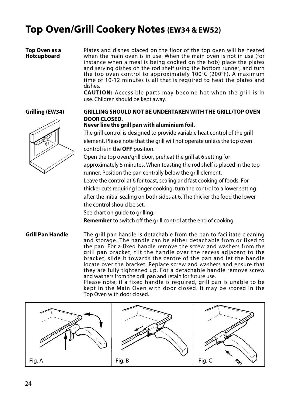 Ew34 & ew52) | Hotpoint EW34 User Manual | Page 24 / 44