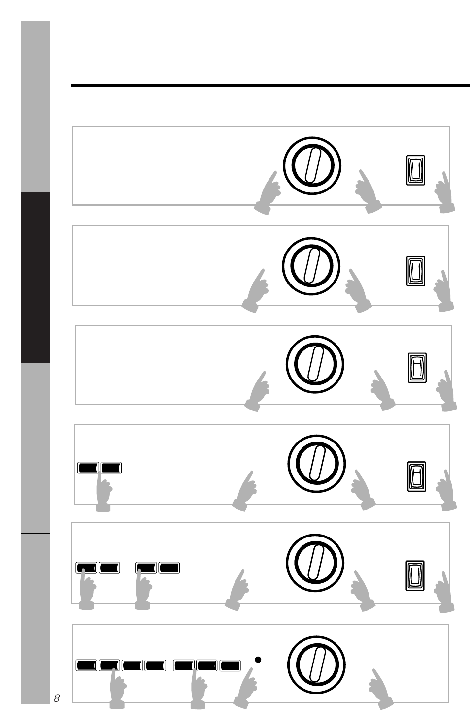 Control panel, About the dishwasher control panel, Model hda1100 | Hotpoint HDA2020 User Manual | Page 8 / 32