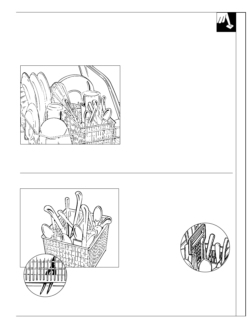 Loading y our dishwasher | Hotpoint HDA330 User Manual | Page 9 / 20