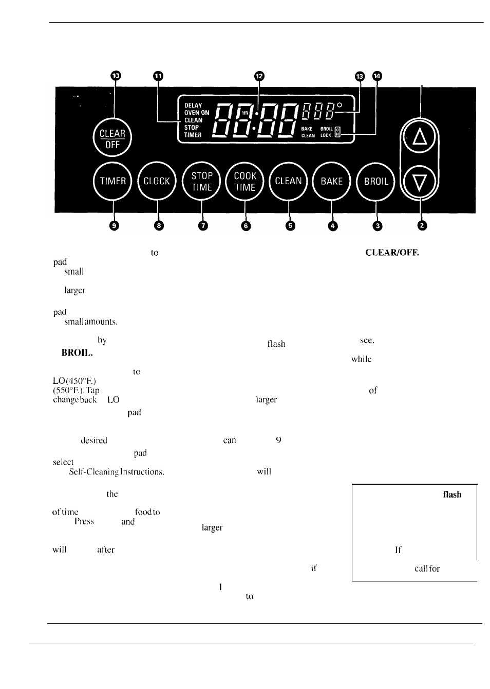 Control settings, Features of your oven control | Hotpoint RF725GP User Manual | Page 12 / 32