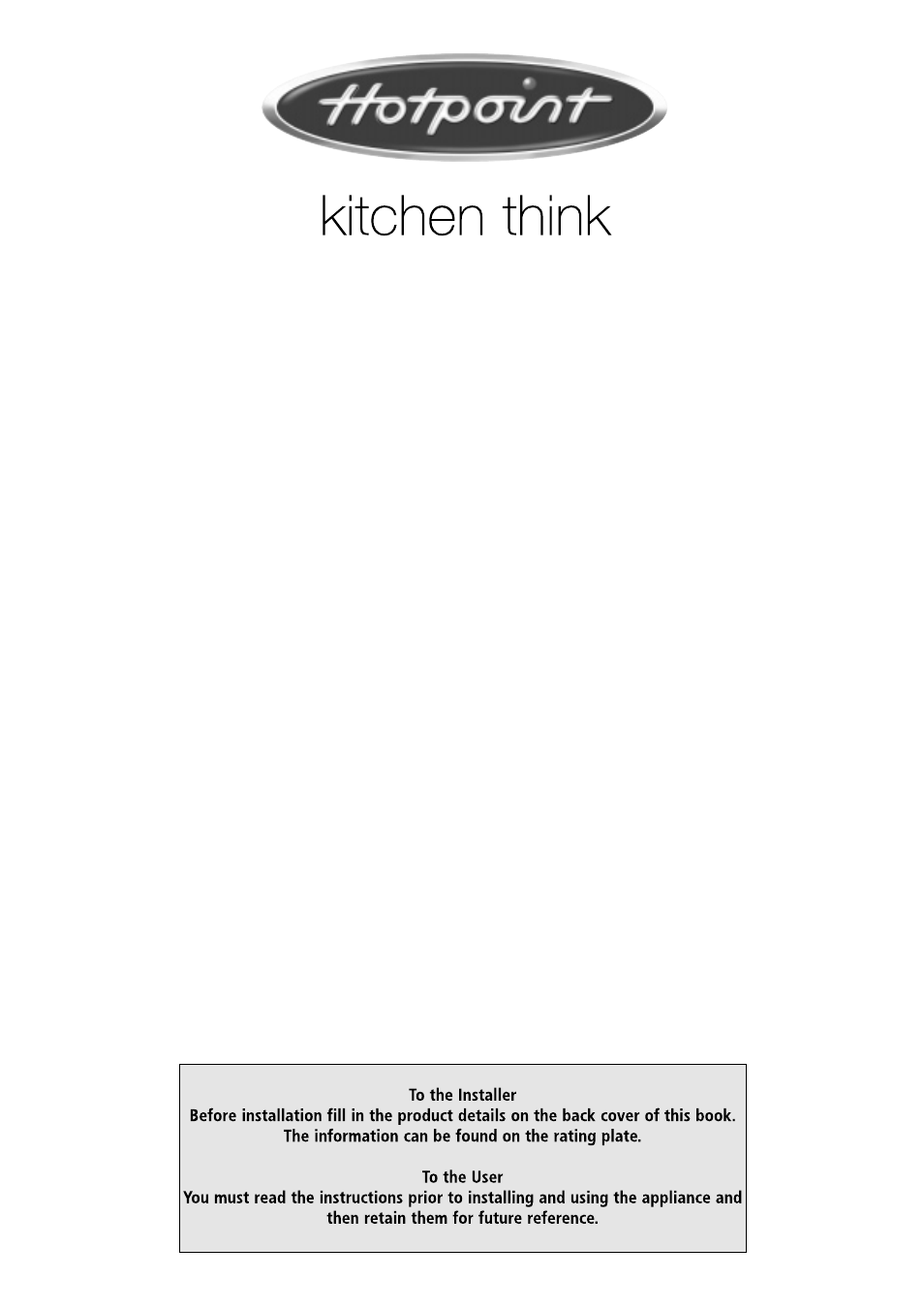 Hotpoint BCI45 User Manual | 20 pages