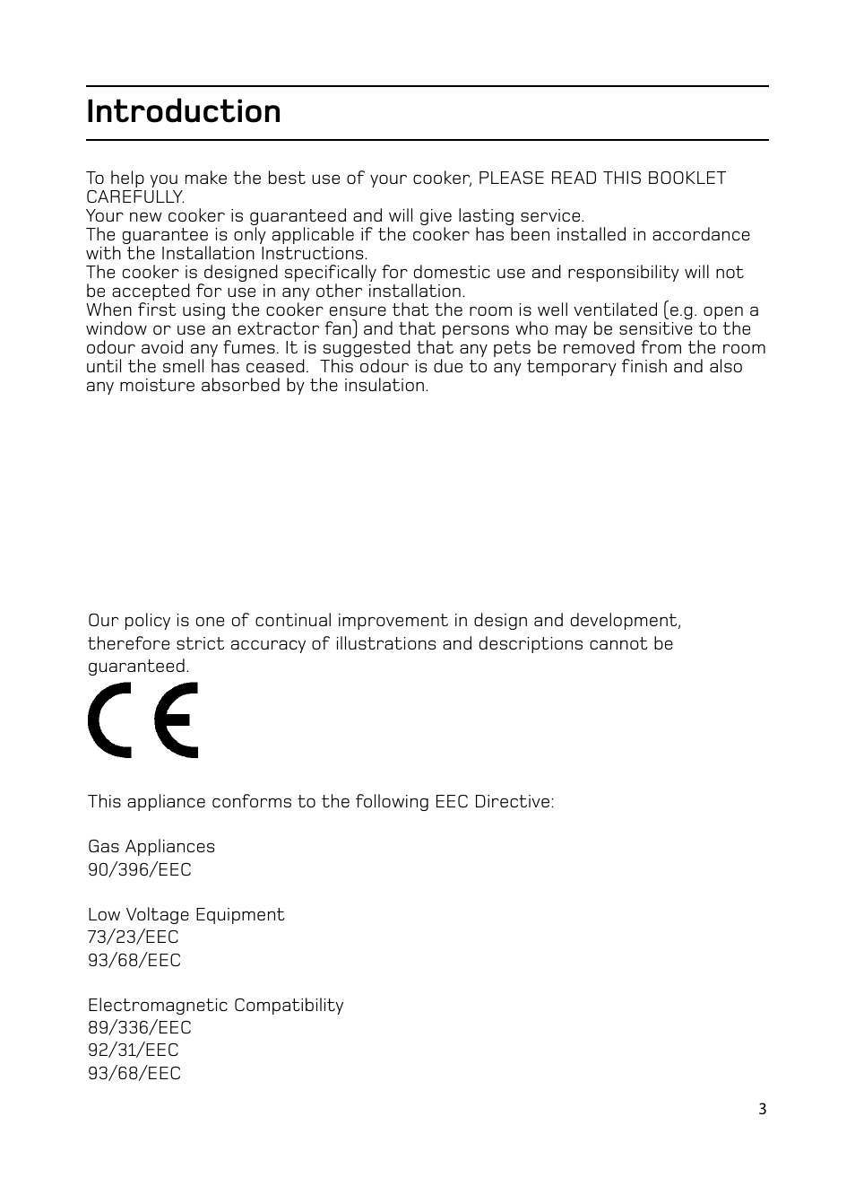 Introduction | Hotpoint GW74 User Manual | Page 3 / 36