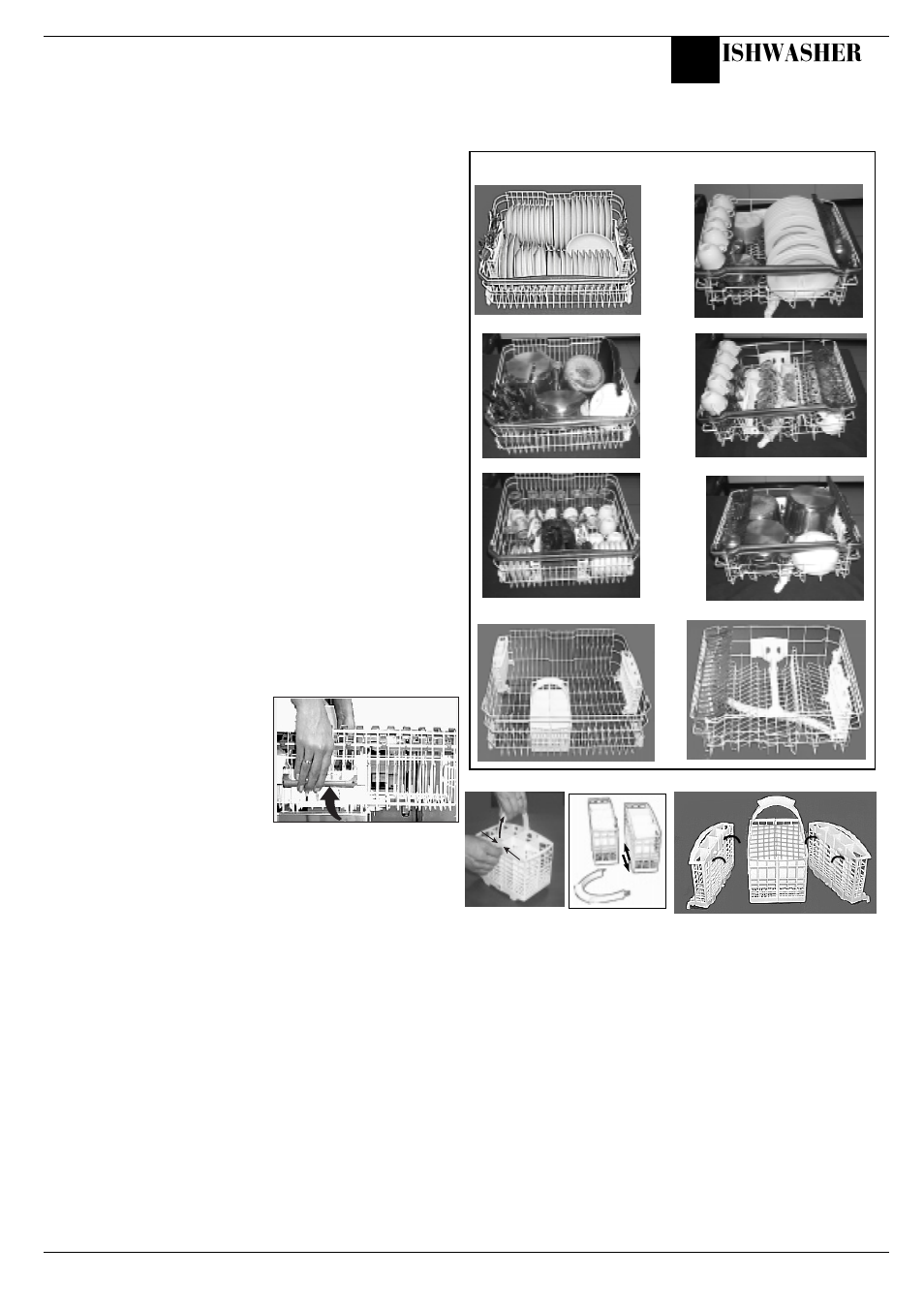 Loading your dishwasher, What can i wash, Ishwasher | Hotpoint BFV68 User Manual | Page 13 / 20