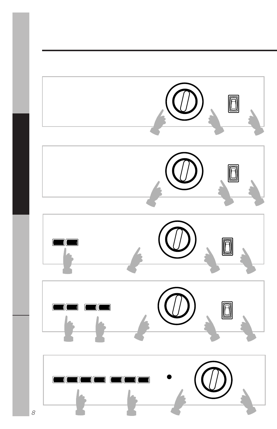 Control panel, About the dishwasher control panel | Hotpoint HDA100 User Manual | Page 8 / 28