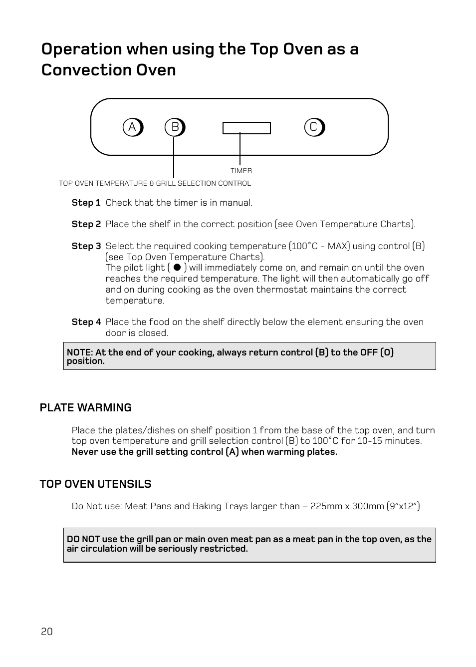 Hotpoint UE47 User Manual | Page 20 / 40